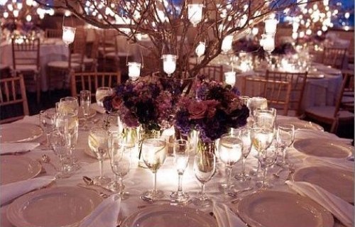 Lavander Wedding Table